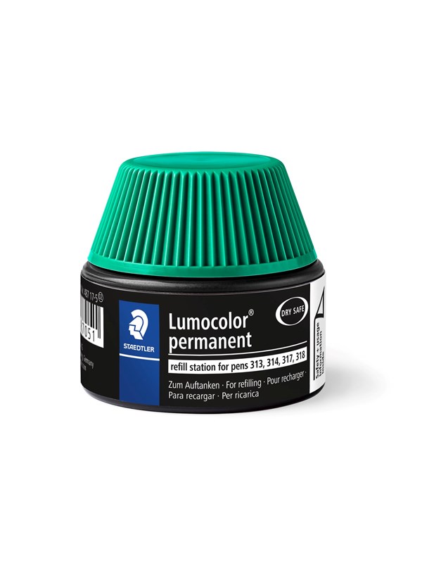 Staedtler Refill ink Lumocolor perman. Green 4 pcs.