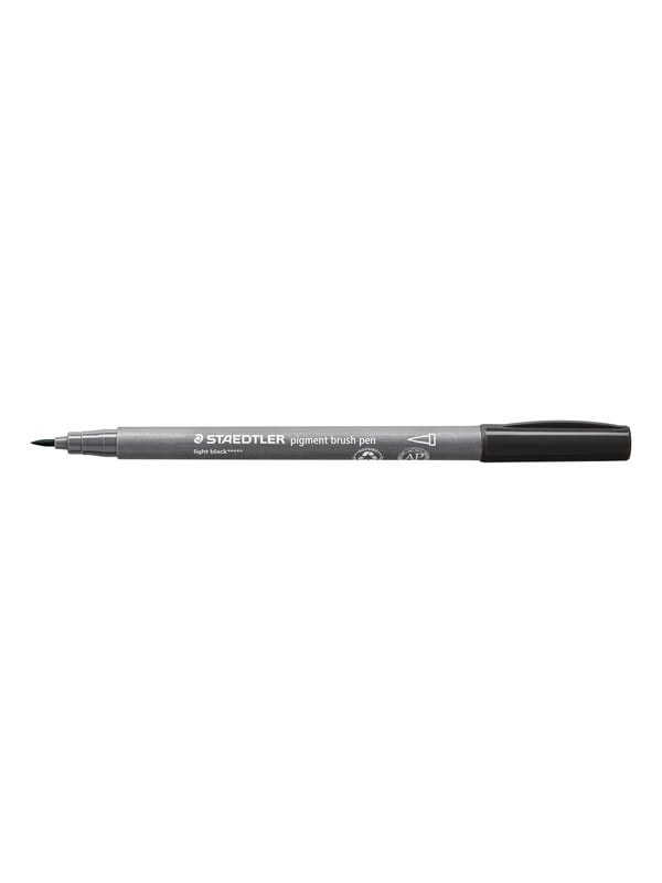 Staedtler pigment brush pen 10 pcs light black