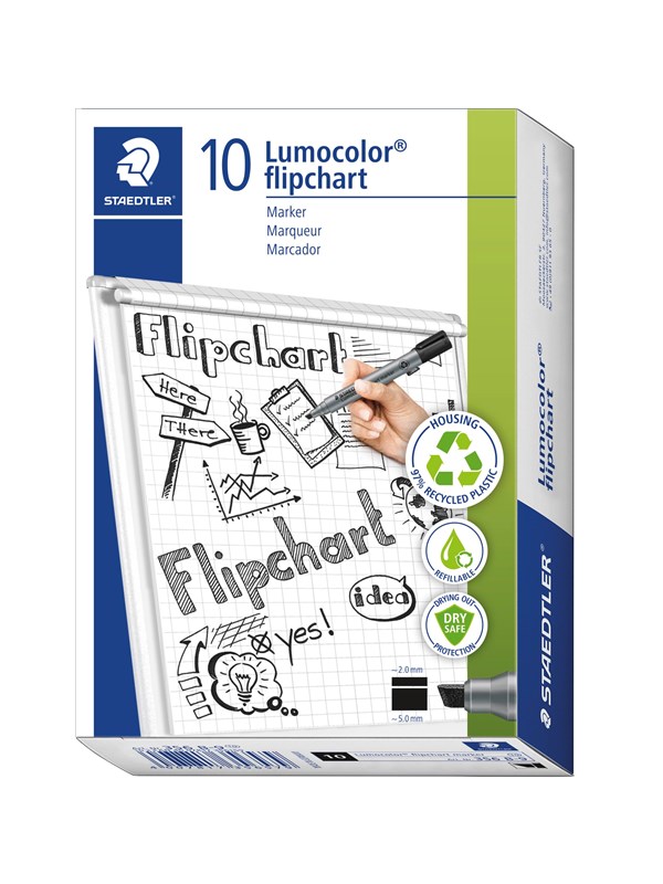 Staedtler Flipchart marker Lumocolor.10 pcs Orange