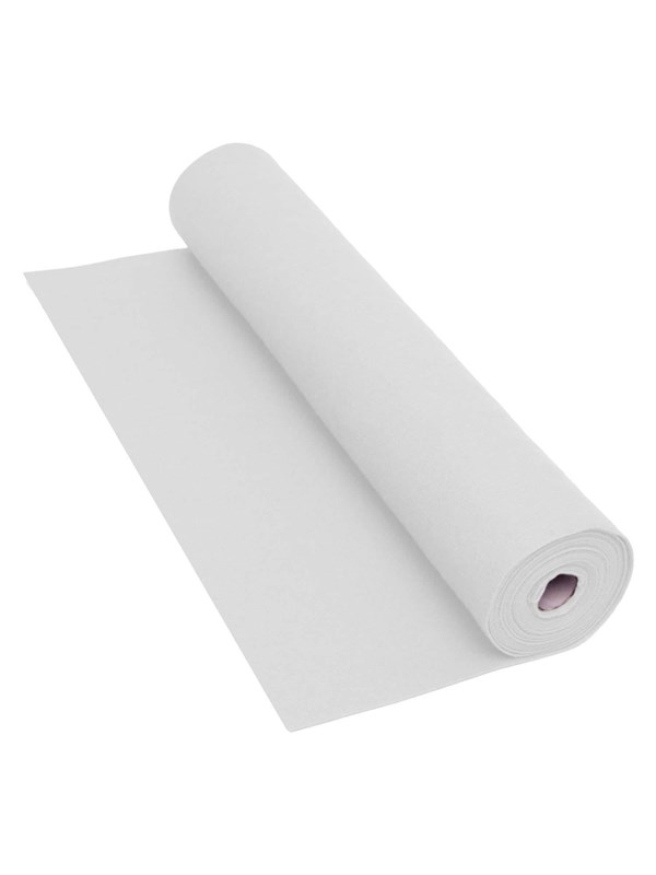 Colorations - White Felt Roll - 160gsm 5m x 45cm