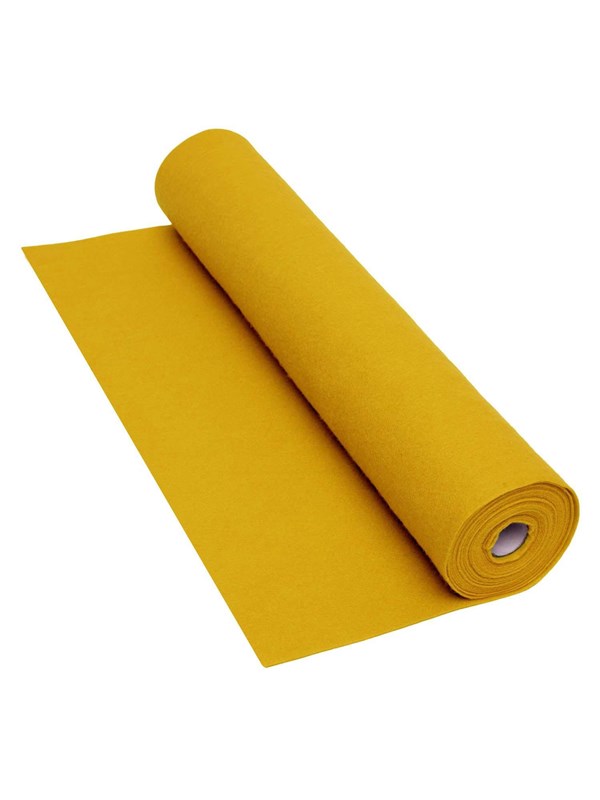 Colorations - Dark Yellow Felt Roll - 160 gsm 5 m x 45 cm