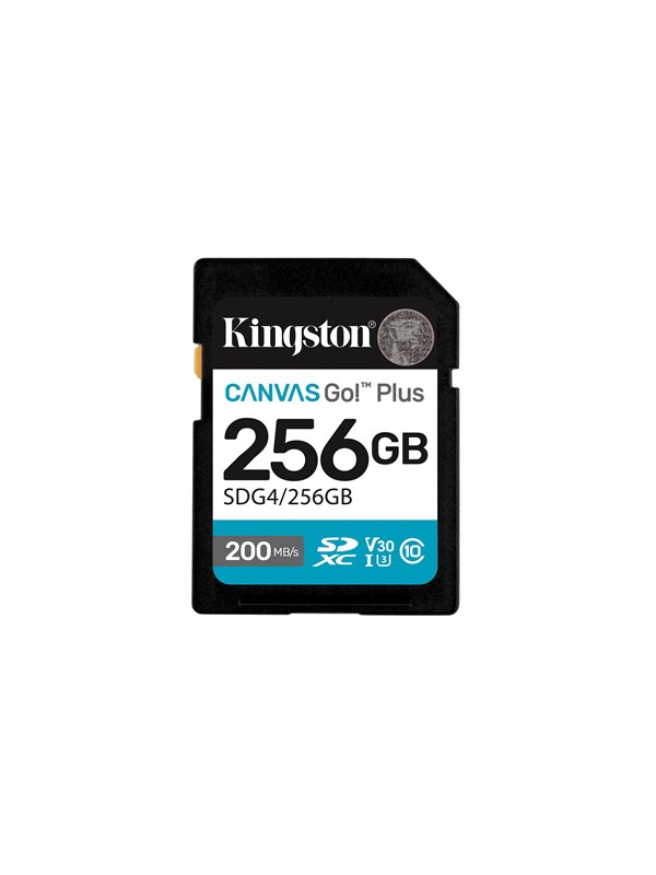 Kingston Technology Canvas Go! Plus 256 GB SDXC canvas go plus Gen4 200 MB/s C10 UHS-I U3 V30