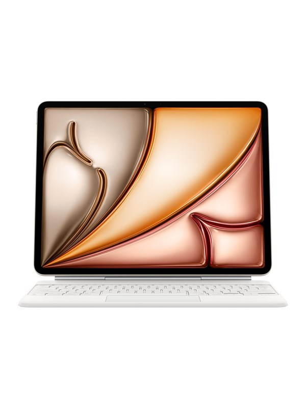 Apple Magic Keyboard for iPad Air 13 M4 &VerticalLine; M3 &VerticalLine; M2 - Danish - White - Keyboard and folio case - Deens - Wit