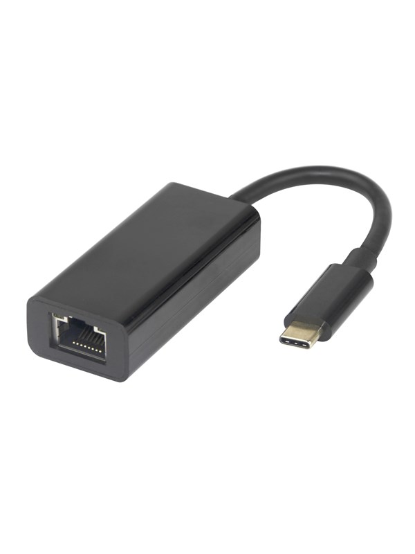 Deltaco USB-C Gigabit Network Adapter with MAC Address Pass-Through