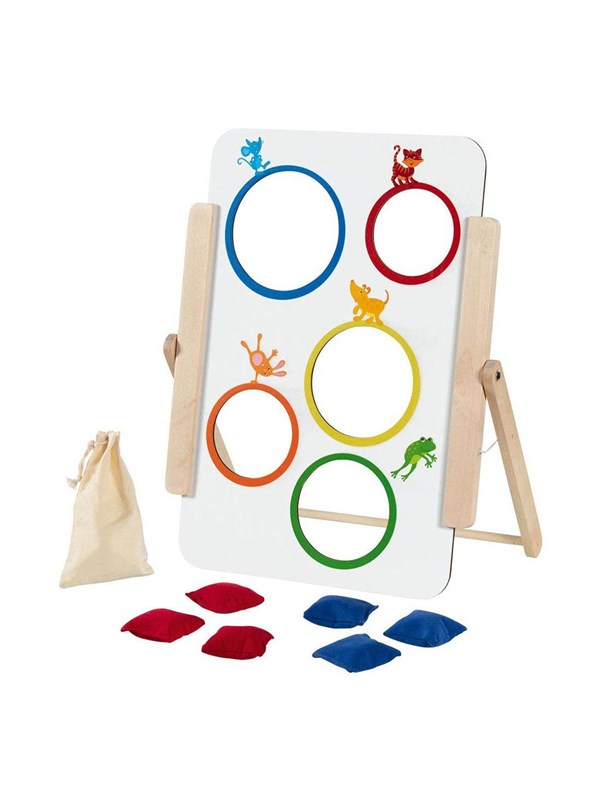 GOKI Werpspel - Goals - 30X45X2Cm - 6 Werpzakjes - 4 Jaar