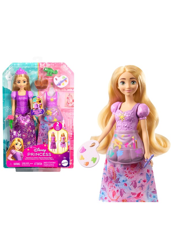 Mattel Disney Princess Rapunzel 2 in 1 Tienerpoppen