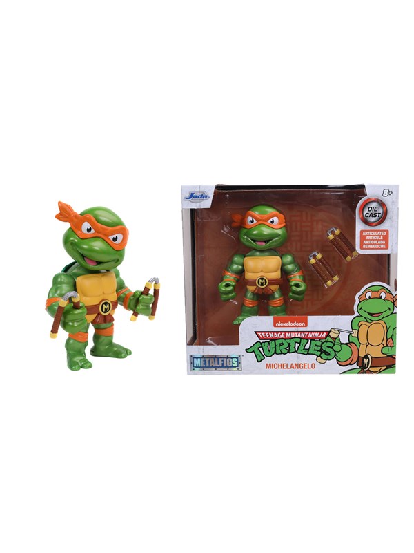 Jada Toys - Speelfiguur - Turtles Michelangelo -10 Cm - Die-cast - Groen