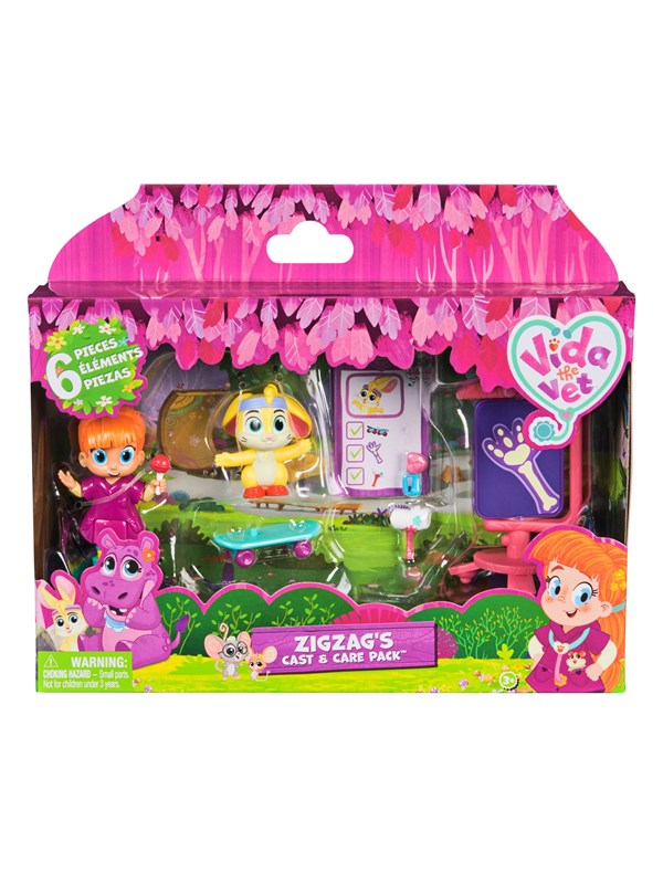 Vida the Vet Figure Story Pack 7.5 cm -Vida&Zigzag