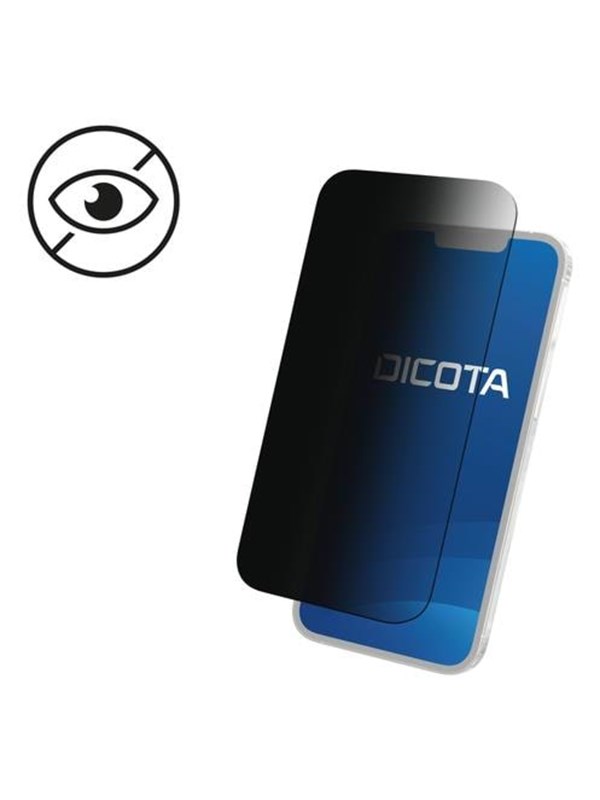 Dicota - screen privacy filter for mobile phone - 2-way self-adhesive