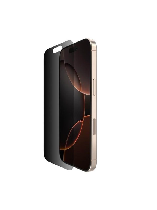 Belkin InvisiGlass Antimicrobiële Privacy Screenprotector – iPhone 17 en iPhone 16 Pro