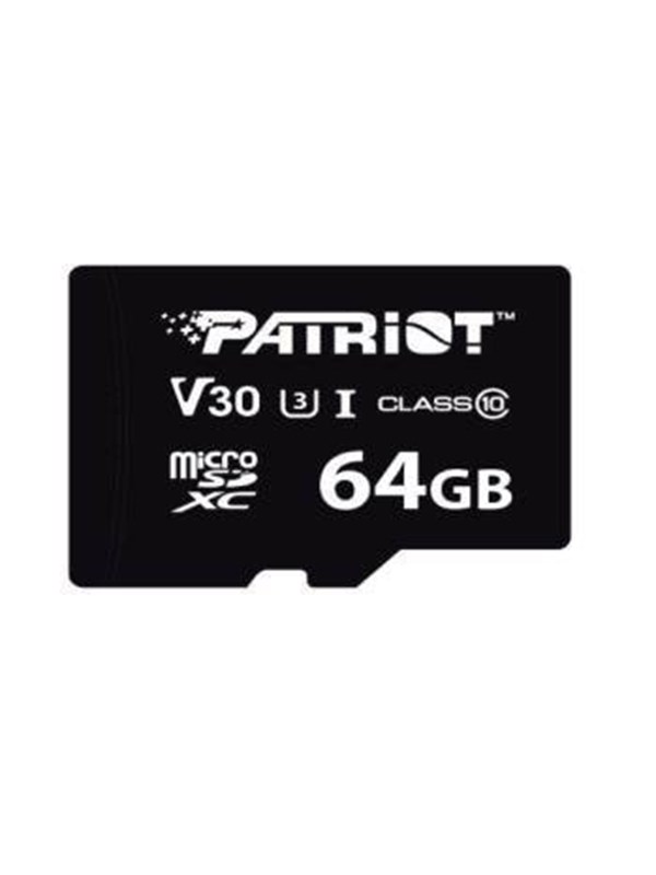 Patriot VX Series - flash memory card - 64 GB - microSDXC UHS-I U3