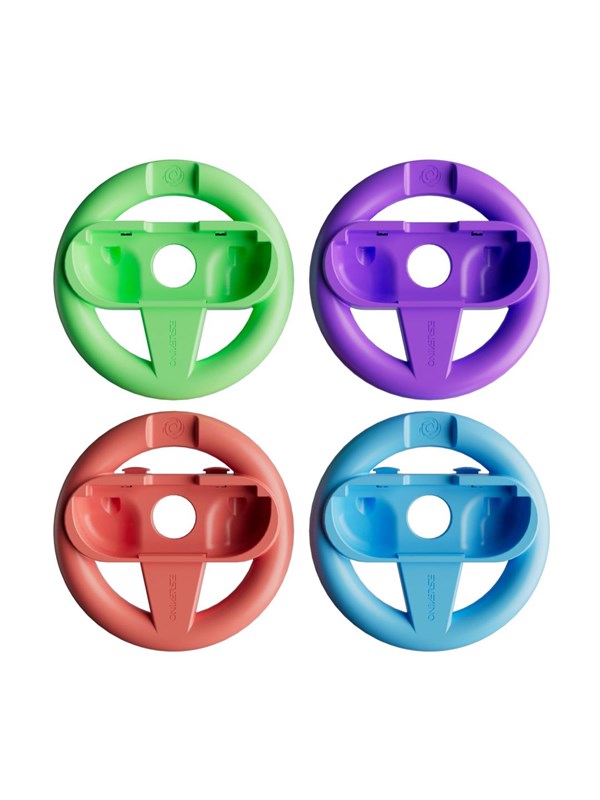 Oniverse Racing Wheel Controller Holders - Orange / Blue / Purple / Green - 4 Pack