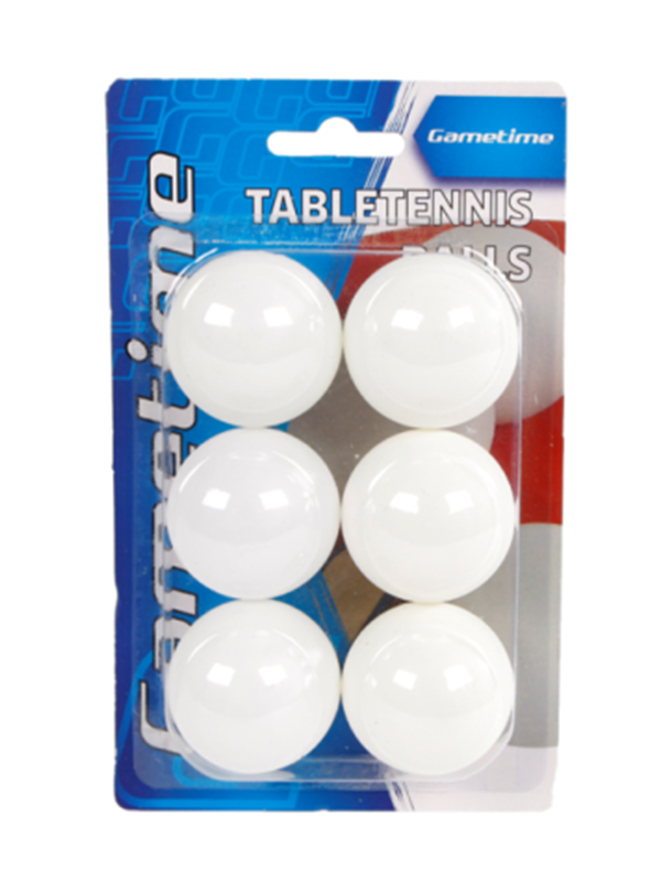 Happy Summer Table Tennis Balls 6-Pack