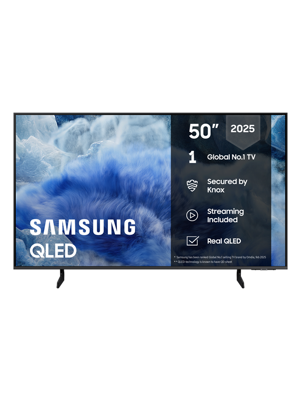 Samsung 50" Flat screen TV QLED 4K TQ50Q8FAAUXXC