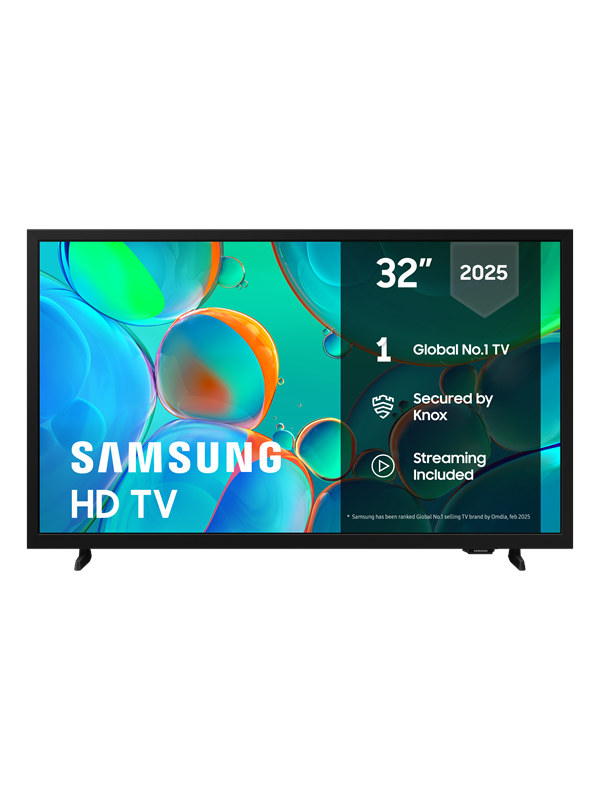 Samsung 32" Flat screen TV LED 720p HDR 10+ TU32H5005FKXXC