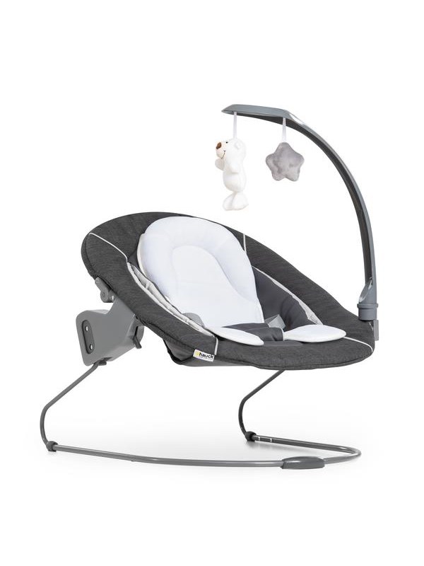 Hauck Alpha Bouncer 2 in 1 Deluxe - Wipstoel - Melange Grey