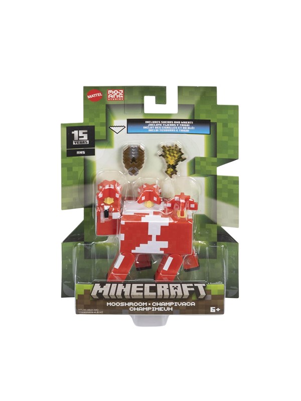 Minecraft - Mooshroom 8 cm - Figuur