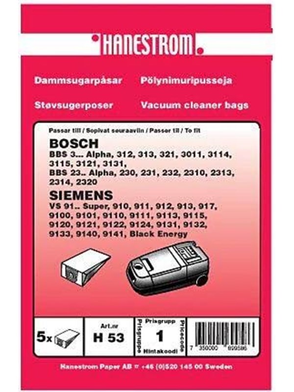 hanestroem Vacuum Cleaner Bags