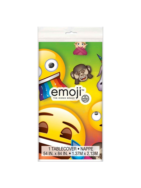 UNIQUE - Plastic Emoji Rainbow tafelkleed - Decoratie > Tafelkleden, placemats en tafellopers