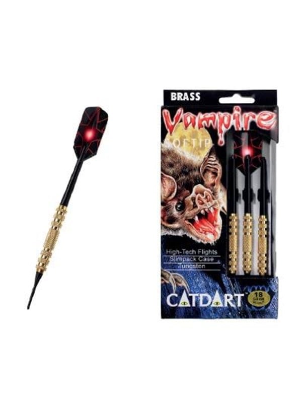 Bex Sunsport Dartpijlen Set Vampire – Recreatieve Dartpijlen – Soft tip - Complete Set Voor Thuisgebruik – Precisiespel – Vanaf 8 Jaar - 18 Gram