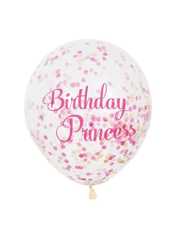 Haza Witbaard - Confetti Balloons Princess 6 pcs.