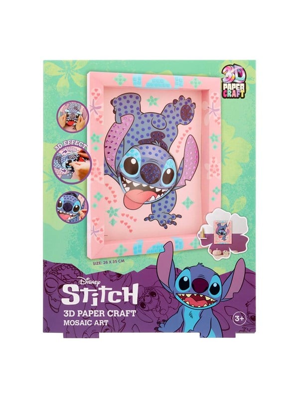 Canenco Stitch 3D mozaïek knutselset voor kinderen - creatieve speelgoedset.