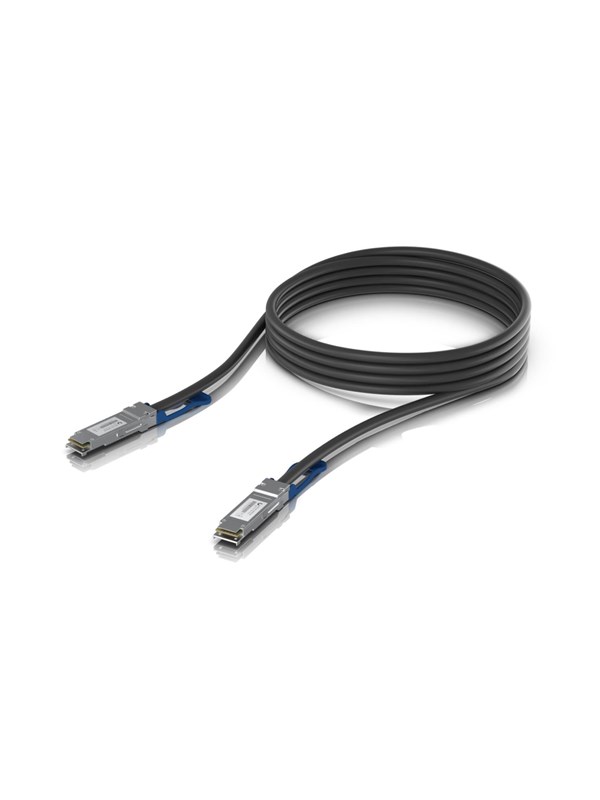 Ubiquiti 100GBase direct attach cable - 3 m - Zwart - 3m