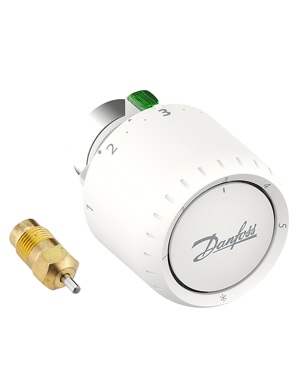 Danfoss Aveo RA/VL service thermostat with built-in sensor and service gland