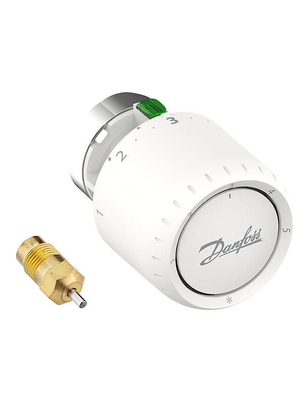 Danfoss Aveo RA/V service thermostat with built-in sensor and service gland