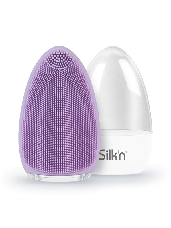 Silk'n Elektrische Gezichtsreiniger - Bright - Gezichtsborstel - Diepe reiniging en massage van de huid - Lila