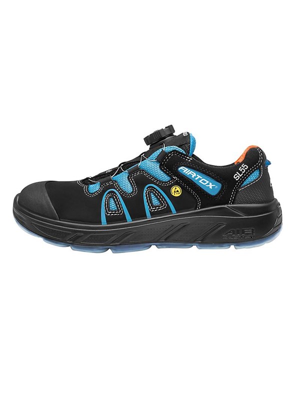 AIRTOX SL55 veiligheidsschoenen, ESD, UTURN, ademend, brede pasvorm, schokdempend, Maat 41
