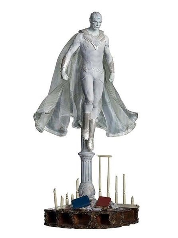 Iron Studios - Marvel Wandavision: BDS 1:10 Art Scale Statue - White Vision - Figuur