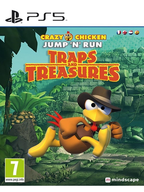Crazy Chicken Jump 'n' Run Traps and Treasures - Sony PlayStation 5 - Action
