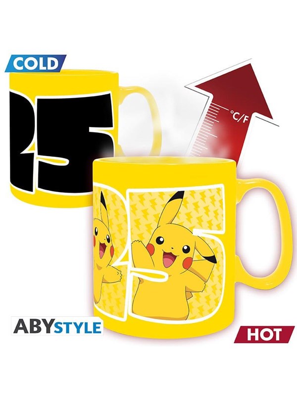 ABYstyle - POKEMON Heat Change Mug Pikachu 25 King size - Mokken
