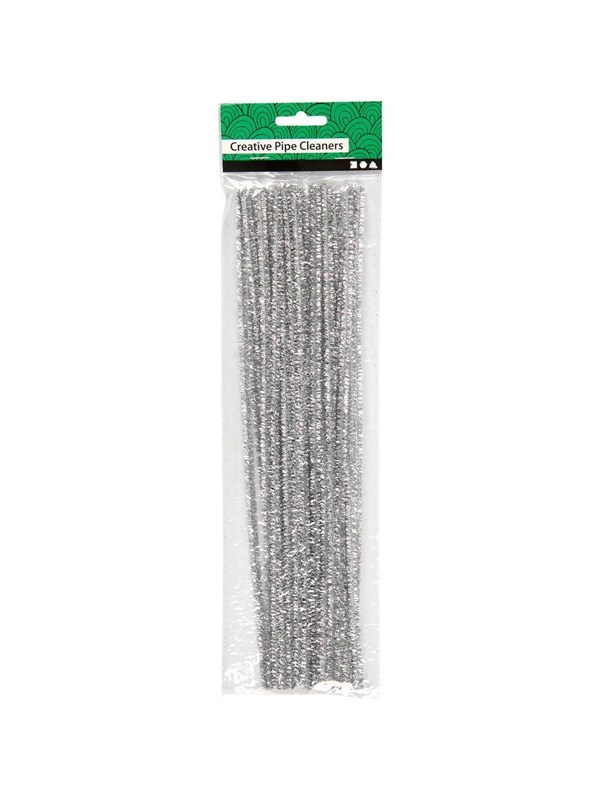 Creativ Company - Chenille Silver 30cm 24pcs.