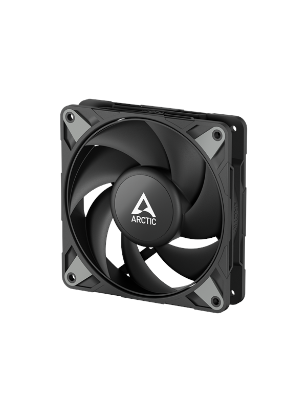 Arctic P12 Pro - Ventilatorhuis - 120mm - 77.1 cfm - 600 - 3000 rpm - 4-pin PWM - FDB - zwart
