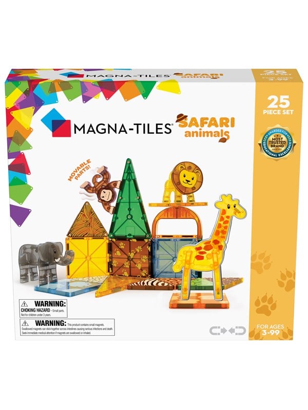 20925 - MAGNA-TILES® Safari Dieren 25-delige set