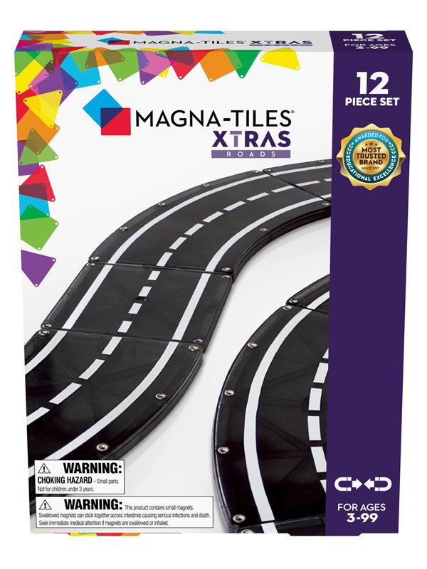 Magna-Tiles Xtras Roads uitbreidingsset 12 stuks
