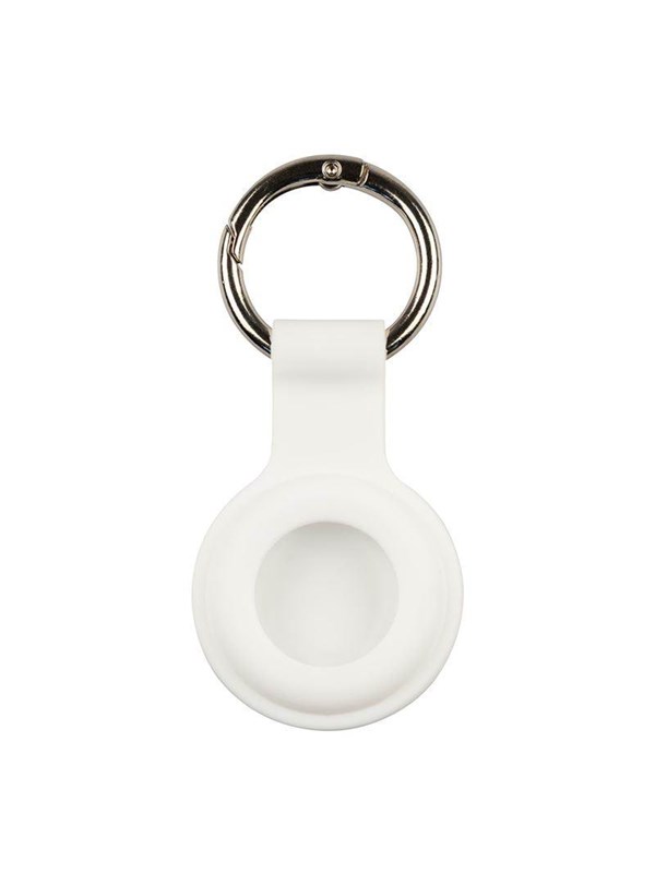 Mobile Origin AirTag KeyChain - white