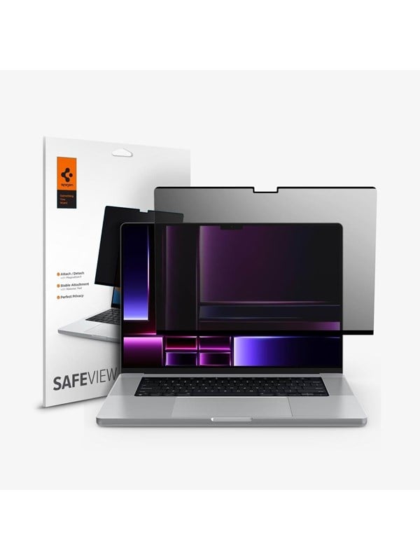 Spigen SafeView 1 Pack - MacBook Pro 16" M4 2024/M3 2023/ M2 2023/M1 2021
