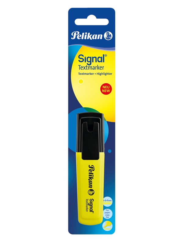 Pelikan Highlighter Signal /B fluor.yellow.blister
