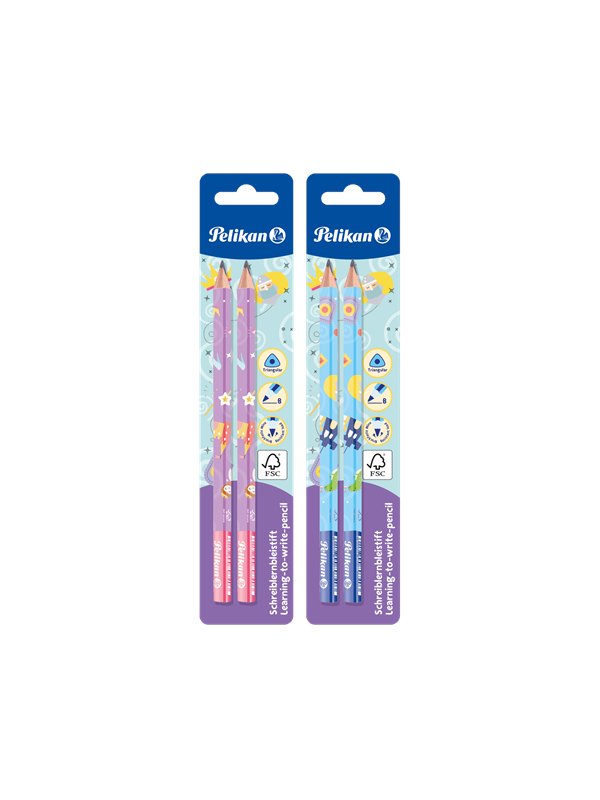 Pelikan learning to write pencil Jumbo BJ/2/B2 pcs. blister