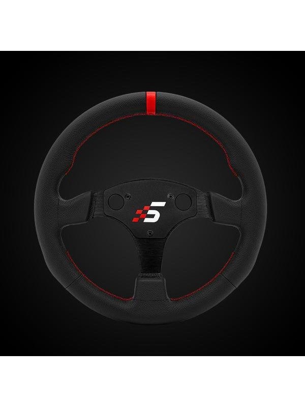Simagic P-330R-K Serie - Skórzane Racing Stuurwiel - 330mm - Compatibel met Simagic Ecosysteem - Aluminium CNC Constructie