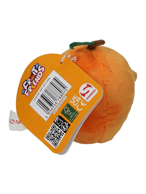 Sambro knuffel Fruity Friends geur speelgoed 12cm multi kleuren.