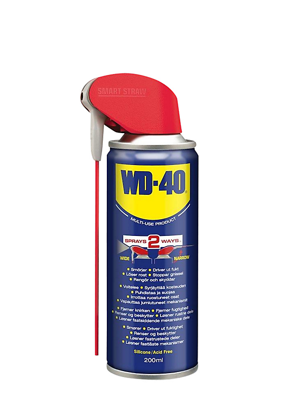 WD-40 Multi oil spray with smart straw, 200 ml