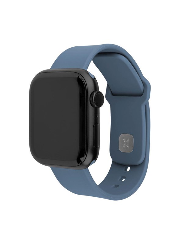 FIXED Silicone Sporty Strap SET Apple Watch 42/44/45/46mm Green-Blue