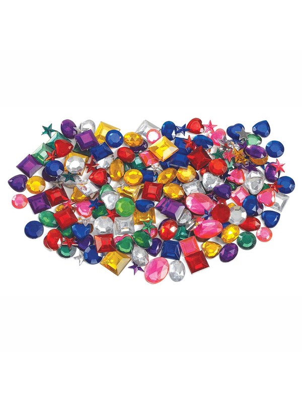 Colorations glitter strasstenen knutselset 2000 stuks multi kleuren.