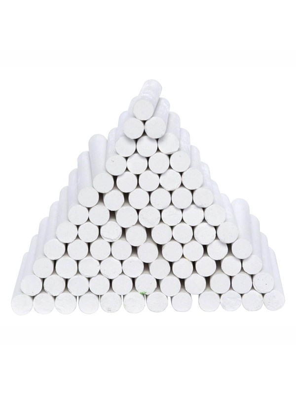 Colorations - White Dustless Chalk 100pcs.