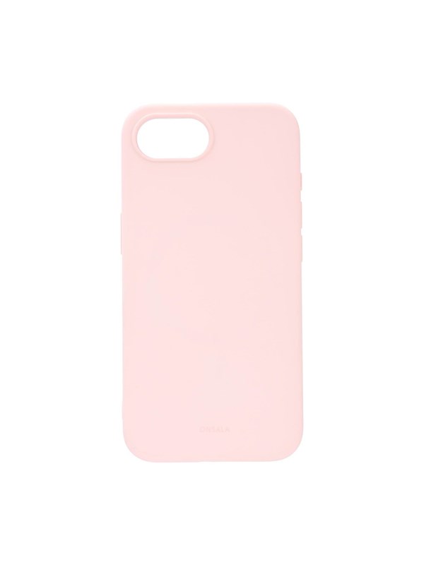 ONSALA Phone Case iPhone 16E Back Silicone Touch MagSerie Chalk Pink