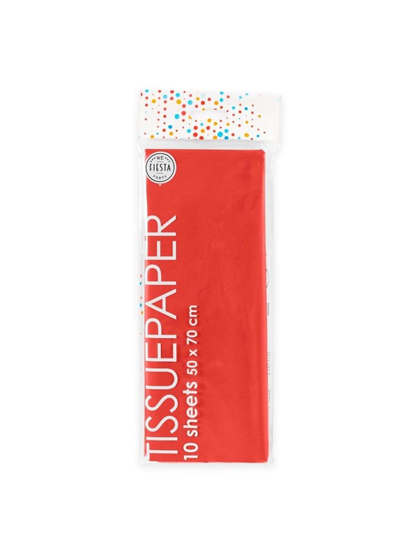 Globos Tissue Paper 10 Sheets Red 50x70cm